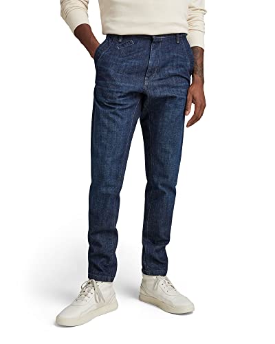 G-STAR RAW Herren Bronson 2.0 Slim Chino, Blau (worn in waterfront D21038-D301-D911), 34W / 32L von G-STAR RAW