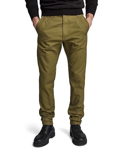 G-STAR RAW Herren Bronson 2.0 Slim Chino, Grün (dark olive D21038-D305-C744), 29W / 30L von G-STAR RAW