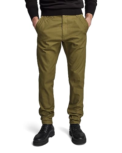 G-Star Herren Bronson 2.0 Slim Chino, Grün (Dark Olive D21038-D305-C744), 30W / 32L von G-Star Raw