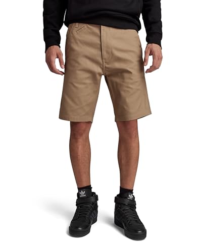 G-STAR RAW Herren Bronson 2.0 Slim Chino Shorts, Beige (safari D21040-D305-B444), 28 von G-STAR RAW