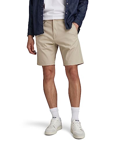 G-STAR RAW Herren Bronson 2.0 Slim Chino Shorts, Beige (spray green D21040-D305-D606), 28 von G-STAR RAW