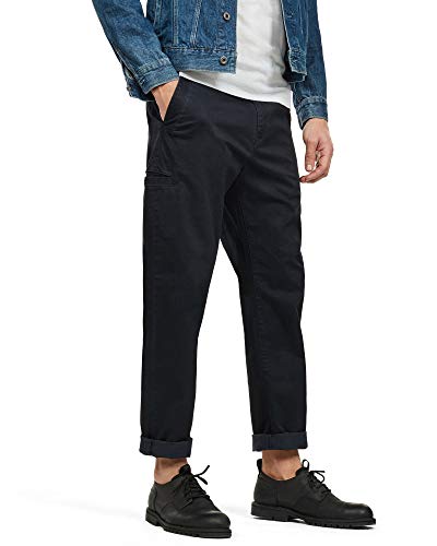 G-STAR RAW Herren Bronson Service Straight Tapered Pant, Mehrfarben (sartho blue/mazarine blue D11065-5126-6397), 30W / 32L von G-STAR RAW