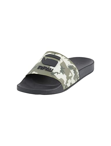 G-STAR RAW Herren CART III CAMO M Slide Sandal, Olive, 42 EU von G-STAR RAW