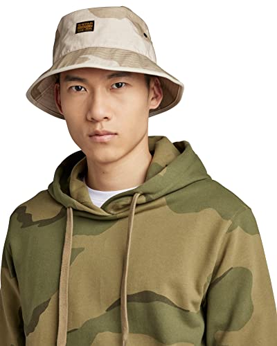 G-STAR RAW Herren Camo Bucket Hat, Mehrfarben (dk brick desert camo D23088-D326-D935), L von G-STAR RAW