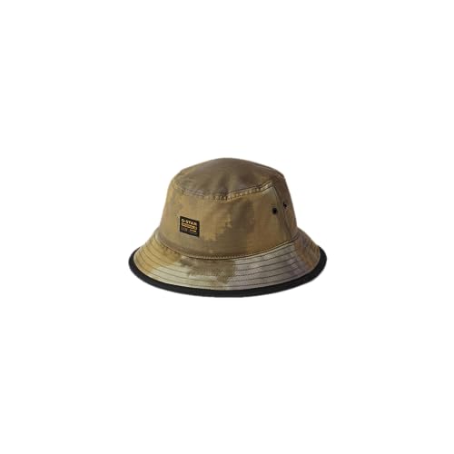 G-STAR RAW Herren Camo bucket hat, Mehrfarben (tobacco blurry camo D23778-D326-G143), L von G-STAR RAW