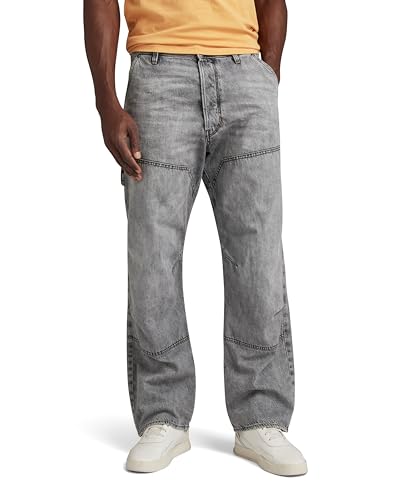 G-STAR RAW Herren Carpenter 3D Loose Jeans, Grau (faded grey neblina D23695-D537-G324), 33W / 30L von G-STAR RAW