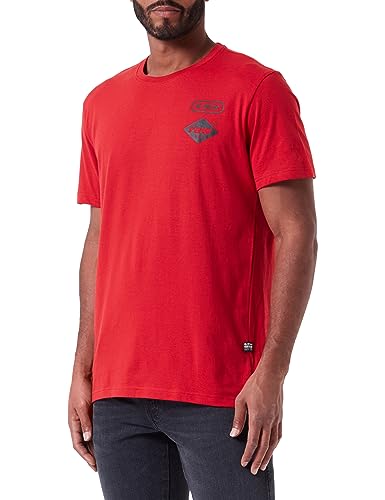 G-STAR RAW Herren Chest gr r t, Rot (dk flame D23712-336-8050), L von G-STAR RAW