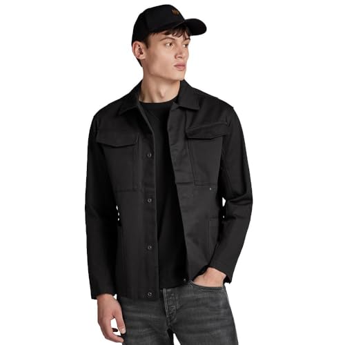 G-STAR RAW Herren Chore Overshirt, Schwarz (dk blackD24804-C900-6484), XL von G-Star RAW