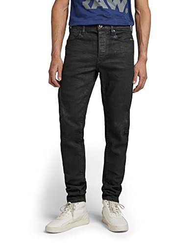 G-STAR RAW Herren Citishield 3D Slim Originals Jeans, Schwarz (waxed black cobler wp D17800-B479-B879), 31W / 34L von G-STAR RAW