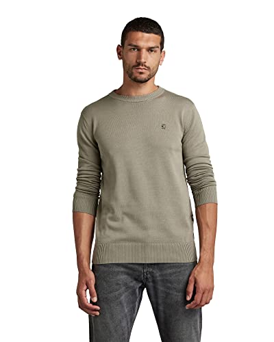 G-Star RAW Herren Core Knitted Pullover, Grün (Shamrock D21173-8403-2199), XS von G-STAR RAW