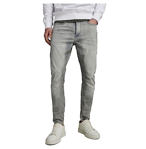 G-STAR RAW Herren D-Staq 3D Slim Jeans, Grau (antic faded radium D05385-9882-C587), 28W / 30L von G-STAR RAW