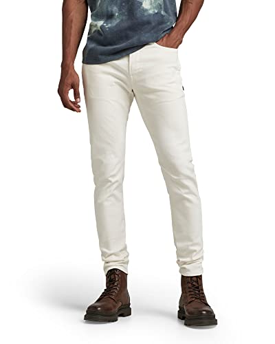 G-STAR RAW Herren D-Staq 3D Slim Jeans, Weiß (white gd D05385-C258-G006), 32W / 32L von G-STAR RAW