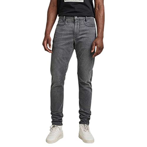 G-STAR RAW Herren D-Staq 3D Slim Jeans, Grau (faded blade D05385-C910-C778), 28W / 32L von G-STAR RAW