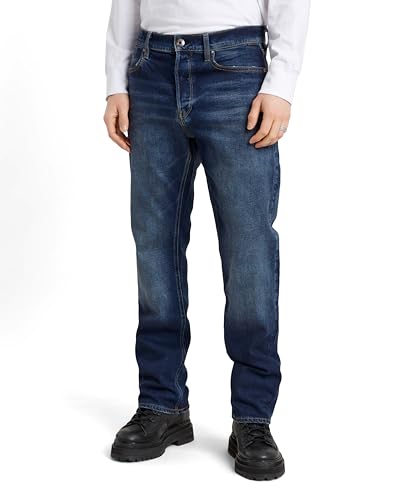 G-STAR Herren Dakota Regular Straight Jeans Blau (Worn in Dusk Blue D23691-C052-B843) 30W / 34L von G-STAR