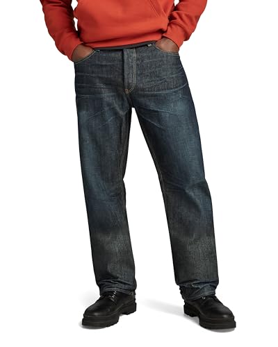 G-STAR Herren Dakota Regular Straight Jeans, Mehrfarben (raw Denim Processed D23691-D433-8961), 32W / 30L von G-STAR