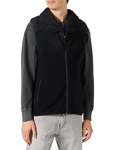 G-STAR RAW Herren Dast Shearling Knitted Weste, Schwarz (dk black D22534-C560-6484), XXL von G-STAR RAW