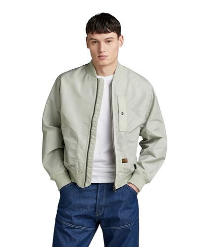 G-STAR RAW Herren Deck Bomber Jacke, Grau (mineral gray D24754-C143-C958), L von G-STAR RAW