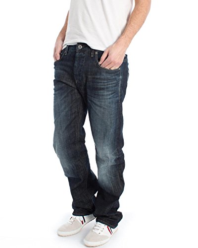 G-STAR RAW Herren Defend Straight Jeans, Blau (dk Aged 6083-89), 31W / 36L von G-STAR RAW