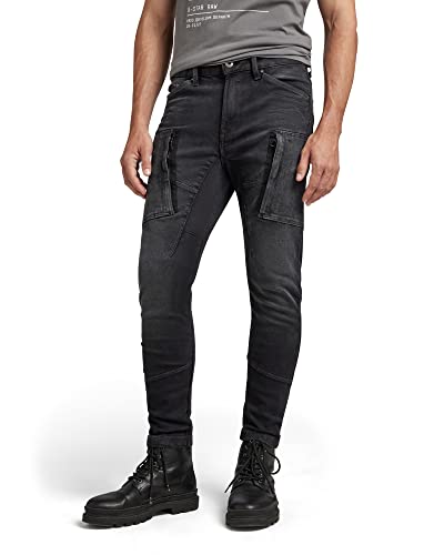 G-STAR RAW Herren Premium Denim Cargo 3D Skinny Jeans von G-STAR