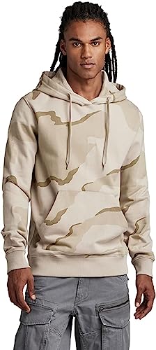 G-STAR RAW Herren Desert Camo Hoodie, Mehrfarben (dk brick desert camo D22755-D325-D935), S von G-STAR RAW