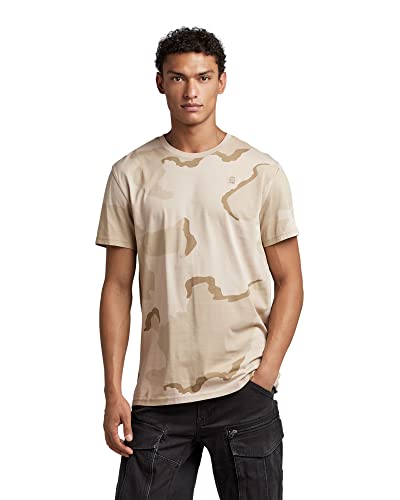 G-STAR RAW Herren Desert Camo T-Shirt, Mehrfarben (dk brick desert camo D22805-C721-D935), XL von G-STAR RAW