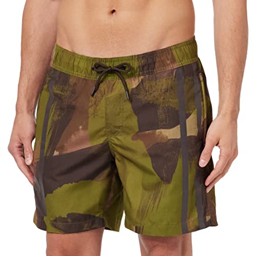 G-STAR RAW Herren Dirik Camo Allover Badeshorts, Mehrfarben (safari watercolor camo D23071-C331-D940), XL von G-STAR RAW