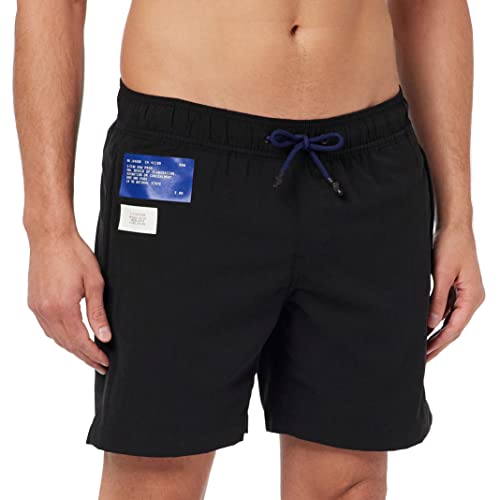 G-STAR RAW Herren Dirik Solid Artwork Badeshorts, Schwarz (dk black D22959-A505-6484), M von G-STAR RAW