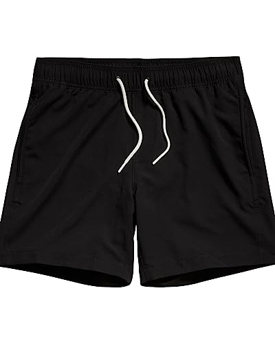 G-STAR RAW Herren Dirik Solid Badeshorts, Schwarz (dk black D22958-A505-6484), L von G-STAR RAW