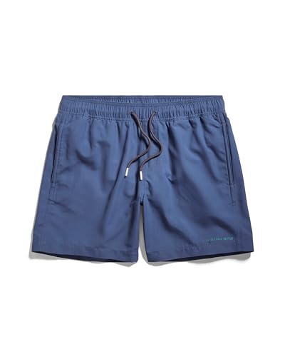 G-Star RAW Herren Dirik Solid Badeshorts, Blau (Vintage Indigo D24469-A505-G278), S von G-Star RAW