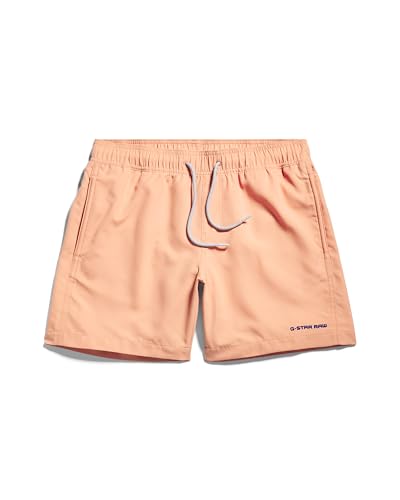 G-STAR RAW Herren Dirik Solid Badeshorts, Orange (peach bloom D24469-A505-G280), M von G-STAR RAW