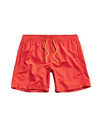 G-STAR RAW Herren Dirik Solid Badeshorts, Rot (acid red D22958-A505-A911), S von G-STAR RAW