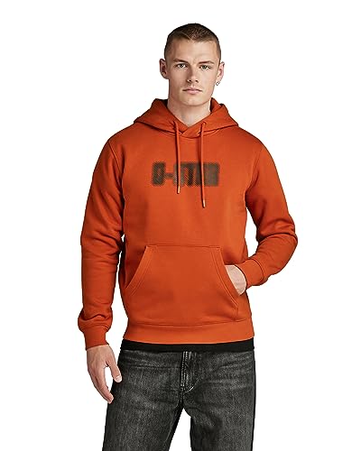 G-STAR RAW Herren Dotted hdd sw, Orange (rooibos tea D23481-D425-G052), S von G-STAR RAW