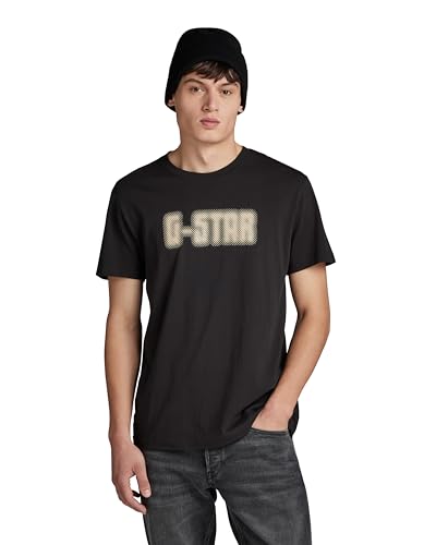 G-Star RAW Herren Dotted r t, Schwarz (dk Black D23711-336-6484), XL von G-Star
