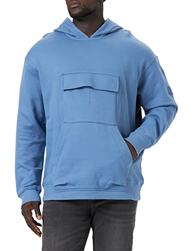 G-STAR RAW Herren Double Pocket Loose Hooded Sweatshirt, Blau (azul D22011-C988-2182), M von G-STAR RAW