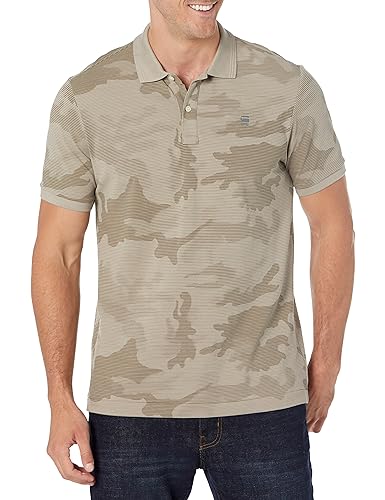 G-STAR RAW Herren Dunda Slim Allover Poloshirt, Mehrfarben (elephant skin line camo D22252-C335-G154), XL von G-STAR RAW