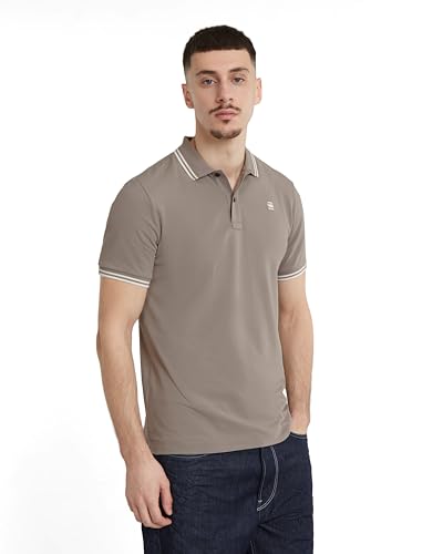 G-Star RAW Herren Dunda Slim Stripe Poloshirt, Grün (Blue Spruce D17127-5864-G282), XL von G-STAR