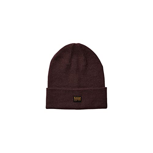 G-STAR RAW Herren Effo Long Beanie, Purpur (dk oxblood D16624-C754-1396), PC von G-STAR RAW