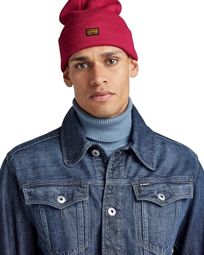 G-Star Herren Effo Long Beanie, Rot (cerise D16624-C754-D305), PC von G-STAR