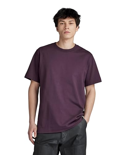 G-STAR RAW Herren Essential Loose T-Shirt, Purpur (lt maze D23471-C784-8880), XXL von G-STAR RAW