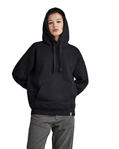 G-STAR RAW Herren Essential Unisex Loose Hoodie, Schwarz (dk black D22994-D395-6484), M von G-STAR RAW