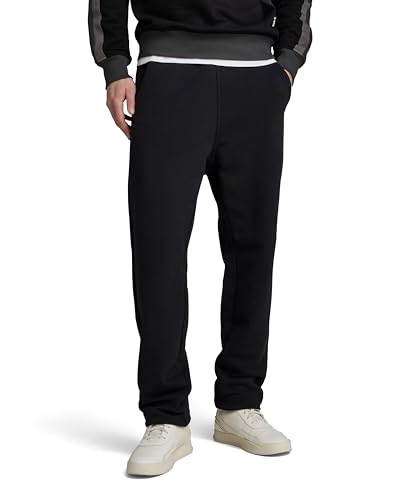 G-STAR RAW Herren Essential Unisex Loose Tapered Jogginghose, Schwarz (dk black D22993-D395-6484), L von G-STAR RAW