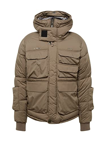 G-STAR RAW Herren Field Hooded Puffer Jacke, Braun (turf D20516-D199-273), XS von G-STAR RAW