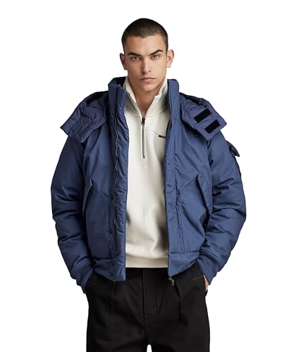 G-Star RAW Herren Flight bomber puffer, Blau (rank blue D23644-D389-868), XXL von G-STAR RAW
