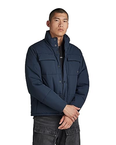 G-Star RAW Herren Foundation Padded Jacke, Blau (salute D22886-D419-C742), XL von G-Star
