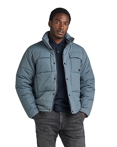G-Star RAW Herren Foundation Padded Jacke, Grau (axis D22886-D419-5781), L von G-STAR