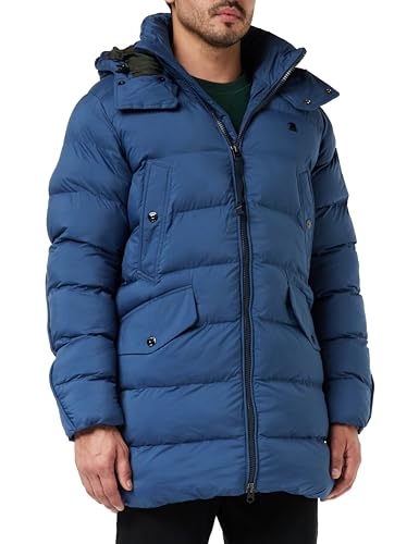 G-Star RAW Herren G-Whistler Padded Hooded Parka, Blau (rank blue D20102-D199-868), S von G-STAR