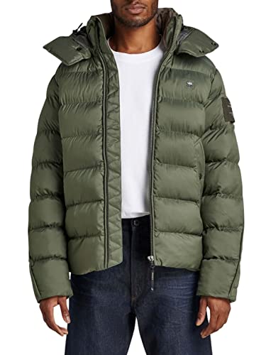 G-STAR RAW Herren G-Whistler Padded Hooded Jacke, Grün (lt hunter D20100-D199-8165), XS von G-STAR RAW