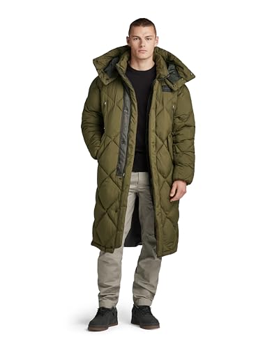 G-STAR RAW Herren G- Whistler XL long blanket, Grün (dark olive D23633-D199-C744), L von G-STAR RAW