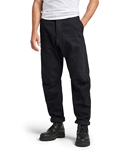 G-STAR RAW Herren Grip 3D Relaxed Tapered Jeans, Schwarz (pitch black D19928-D182-A810), 29W / 30L von G-STAR RAW