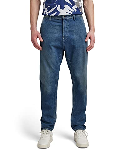 G-STAR RAW Herren Grip 3D Relaxed Tapered Jeans, Blau (antique cosmic blue D19928-C966-C945), 33W / 32L von G-STAR RAW